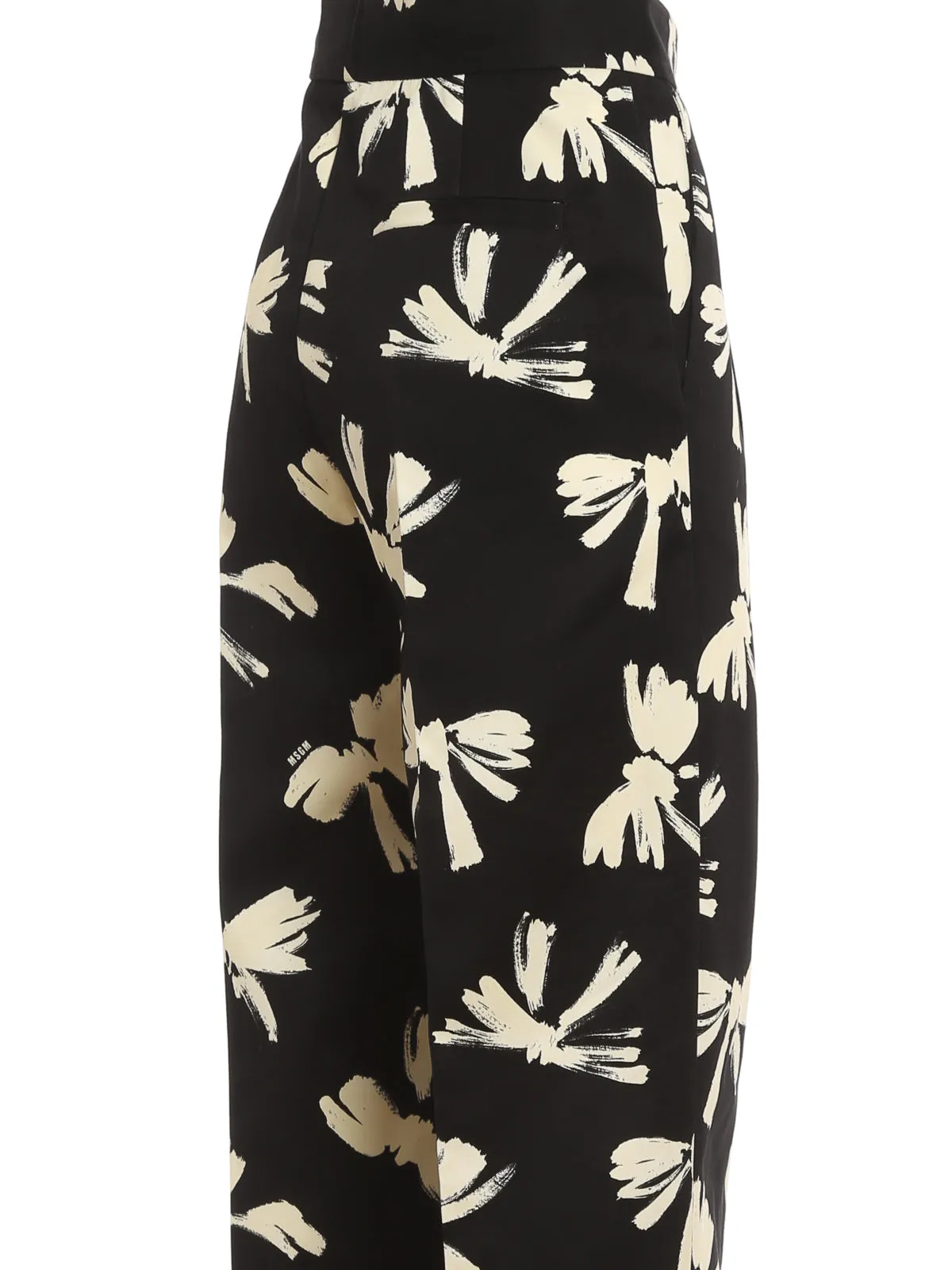 MSGM Bow Tie High Waist Pants