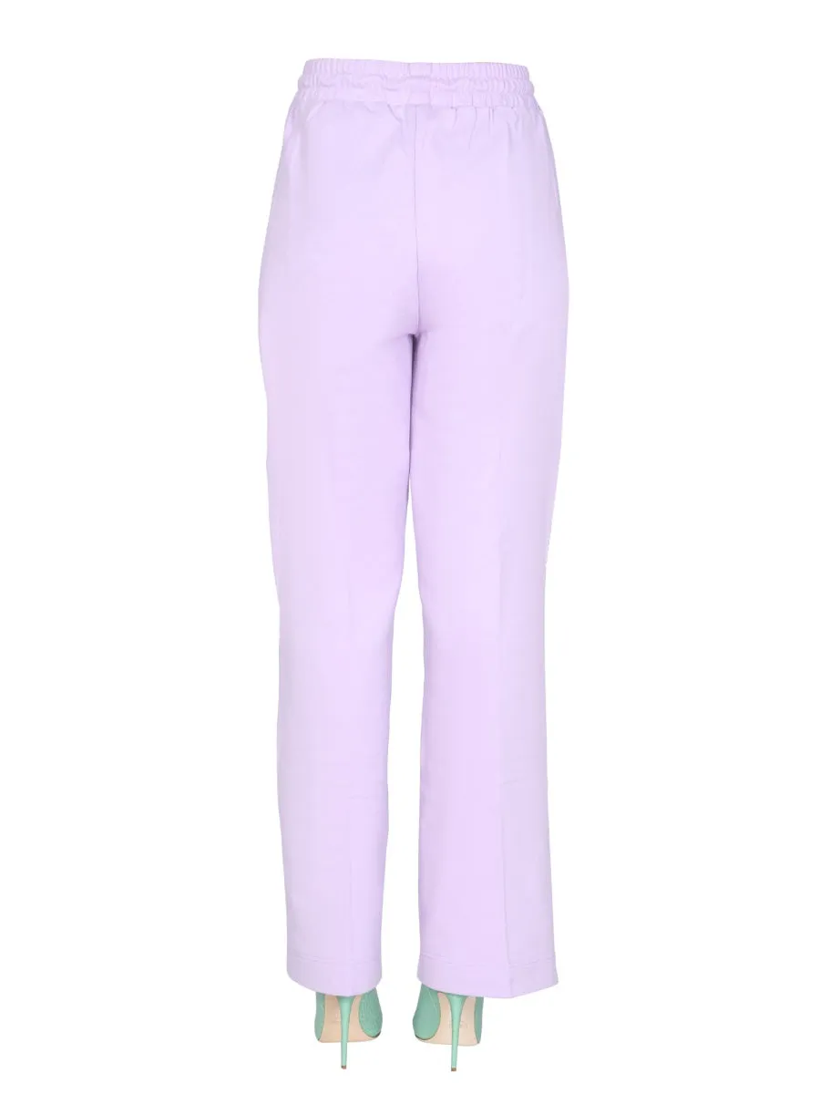 MSGM Elastic Waist Straight-Leg Pants