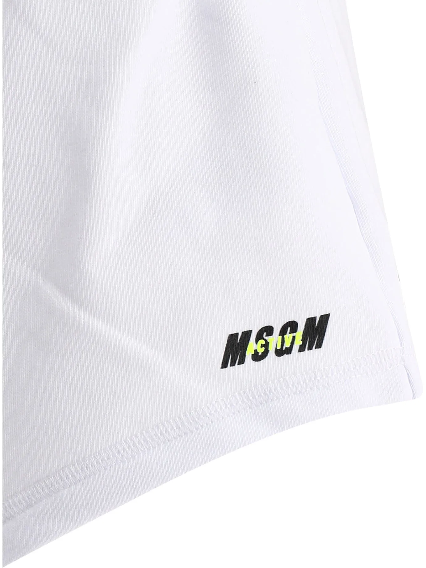 MSGM Elastic Waist Track Shorts