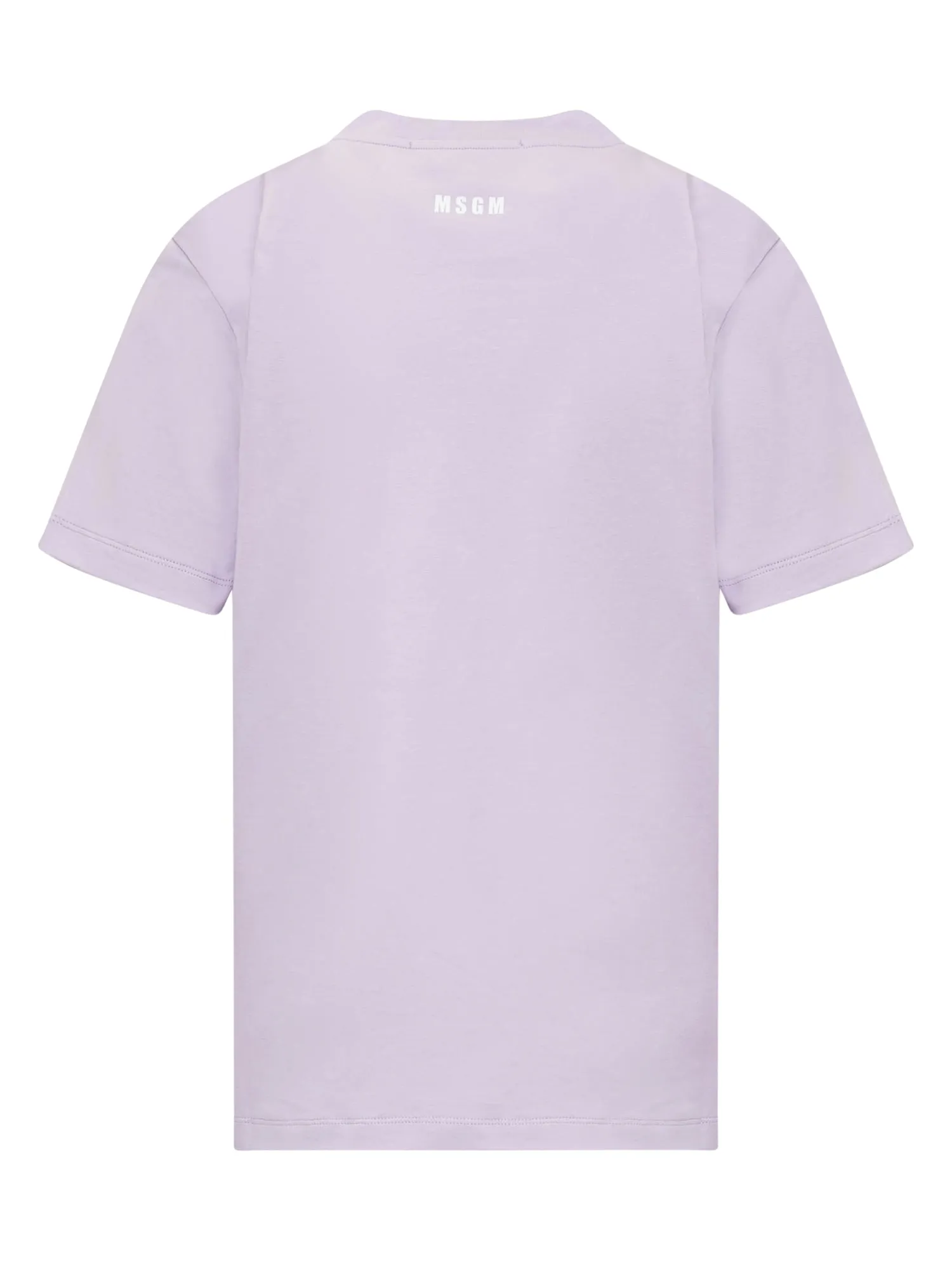 MSGM Heart Cut-Out Crewneck T-Shirt