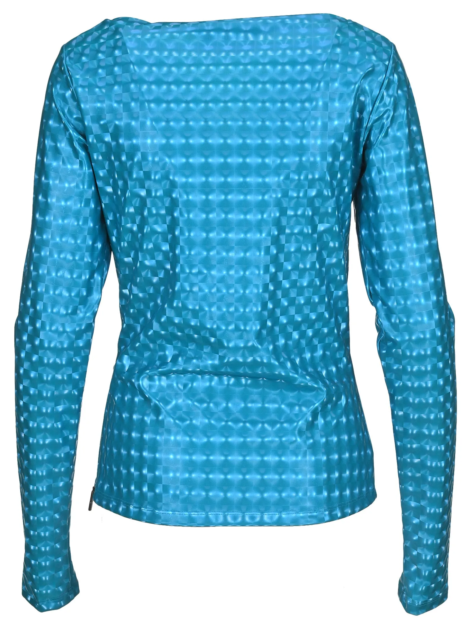 MSGM Holographic-Effect Ruched Top