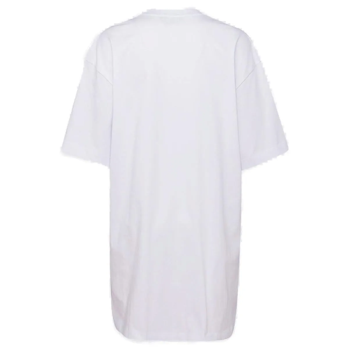 MSGM Logo Printed Crewneck T-Shirt Dress