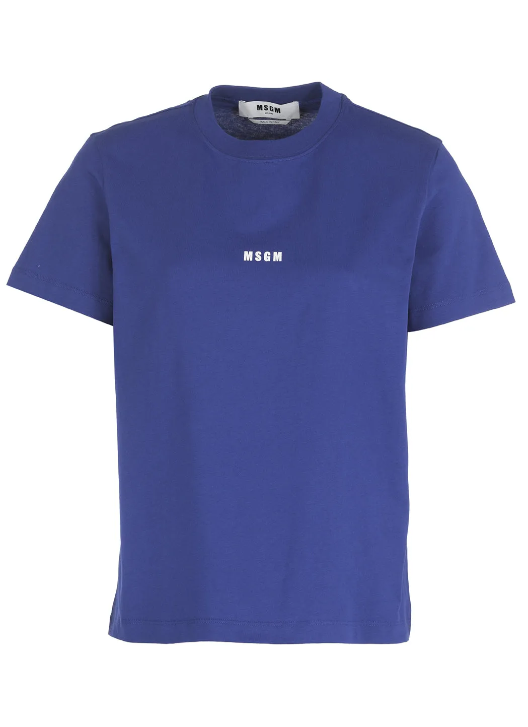 MSGM Logo Printed Crewneck T-Shirt