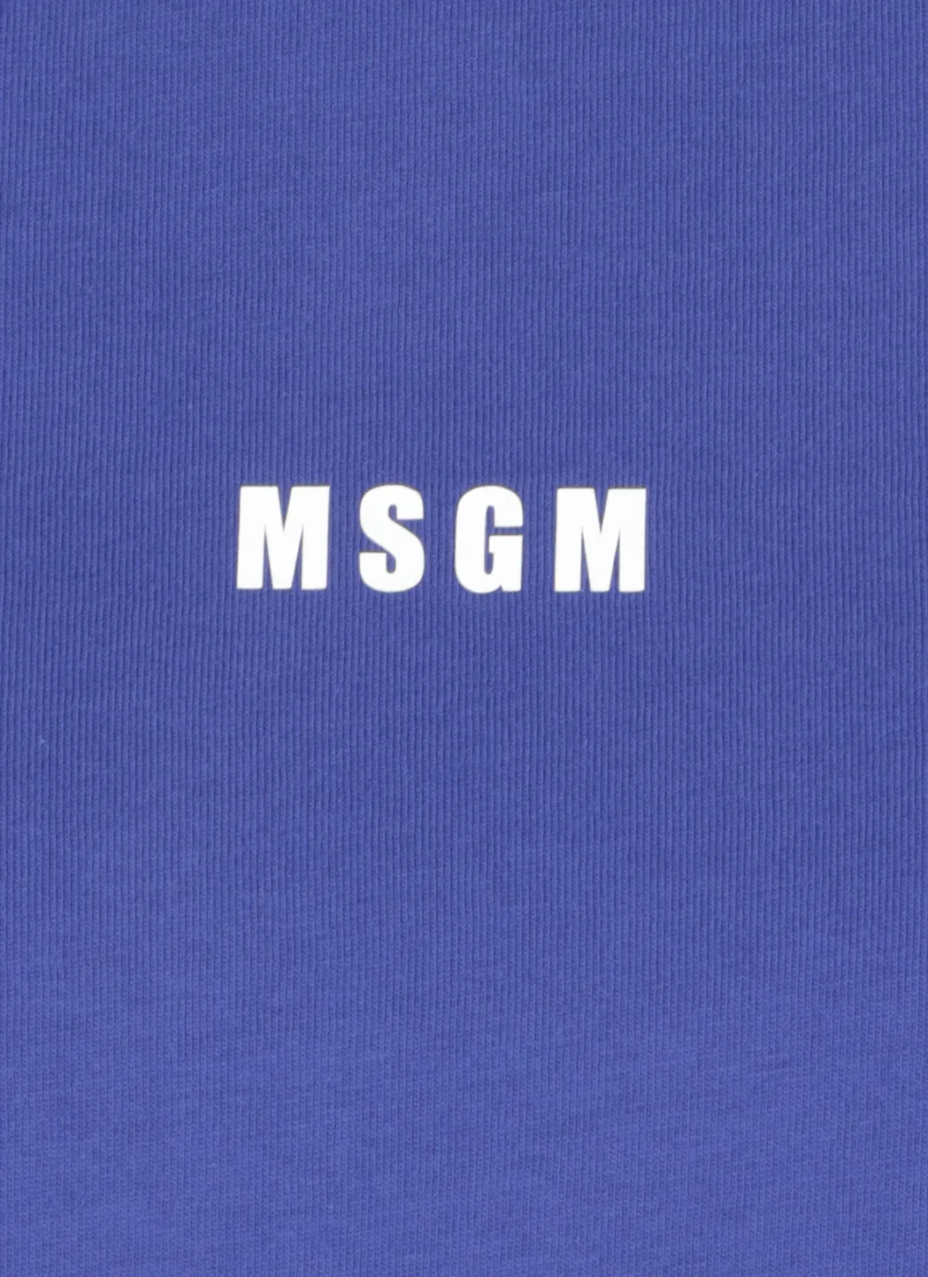 MSGM Logo Printed Crewneck T-Shirt