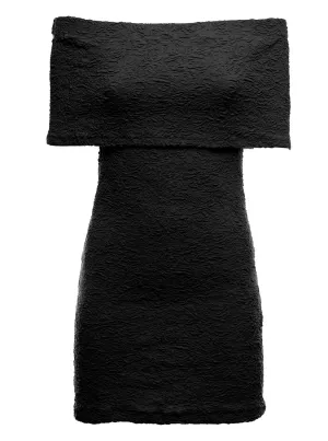 MSGM Off-Shoulder Mini Dress