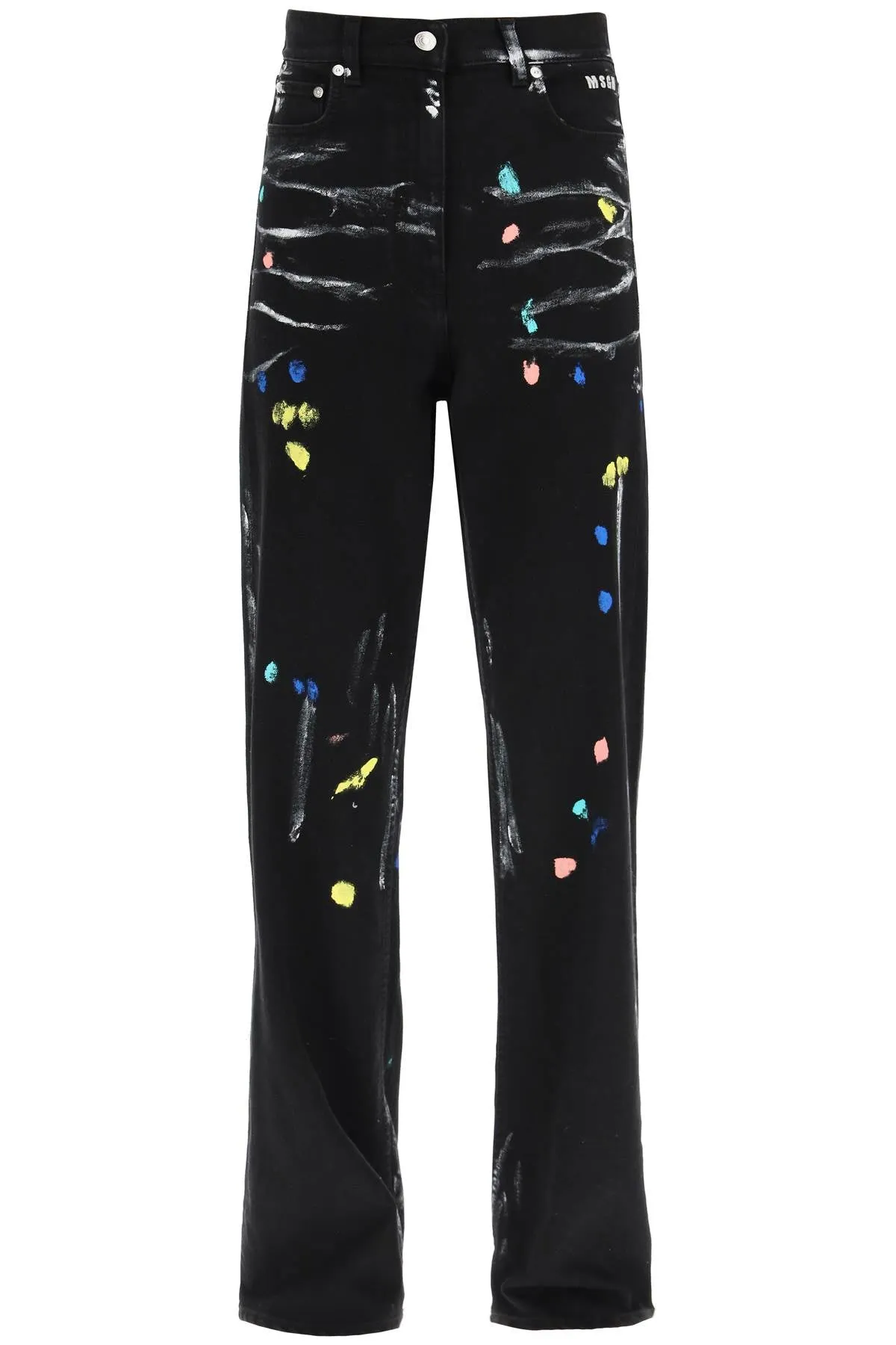 MSGM Paint Detailed Jeans
