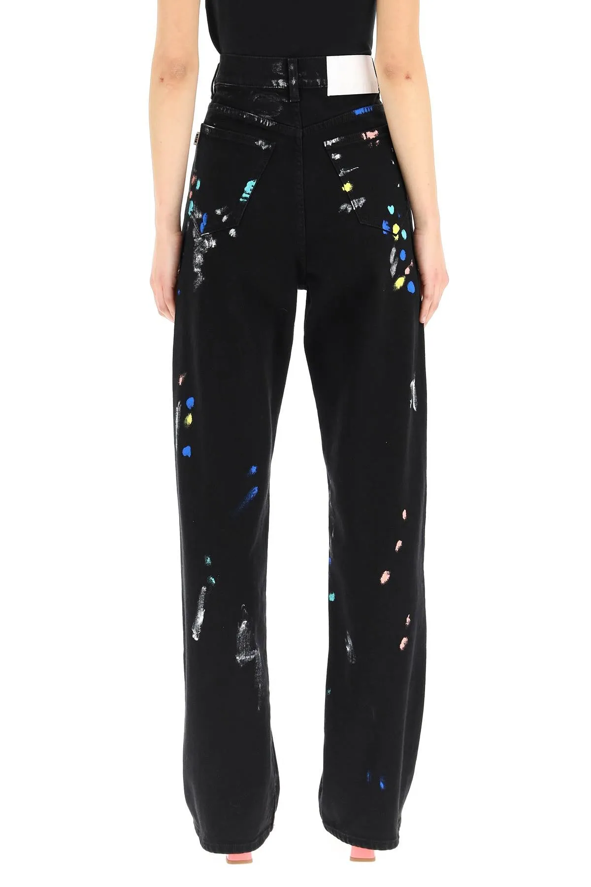 MSGM Paint Detailed Jeans