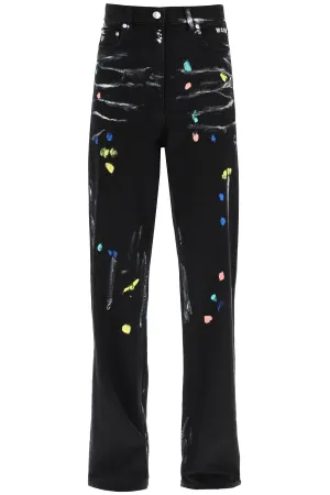 MSGM Paint Detailed Jeans