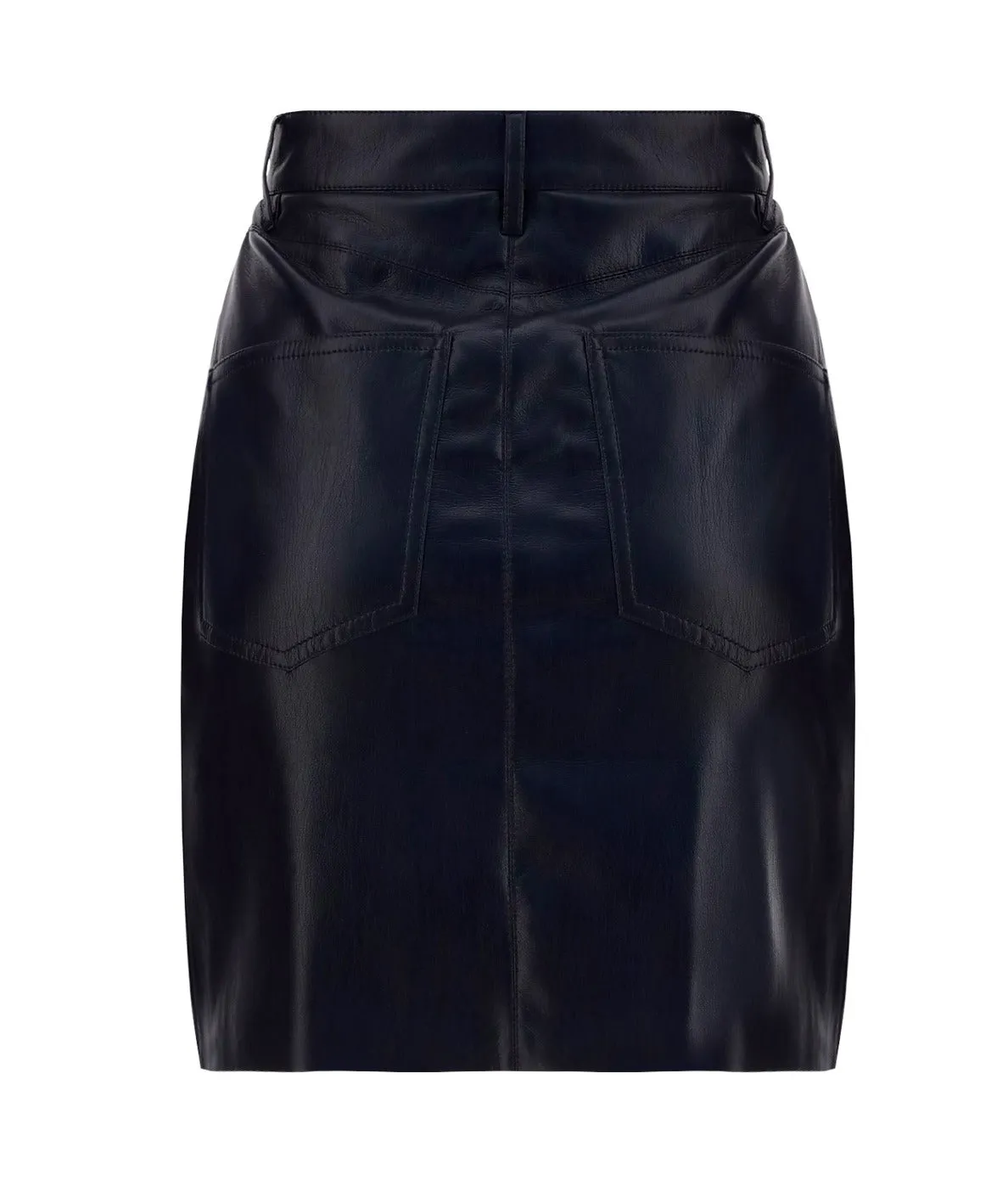 Nanushka Buttoned High Waist Fitted Skirt