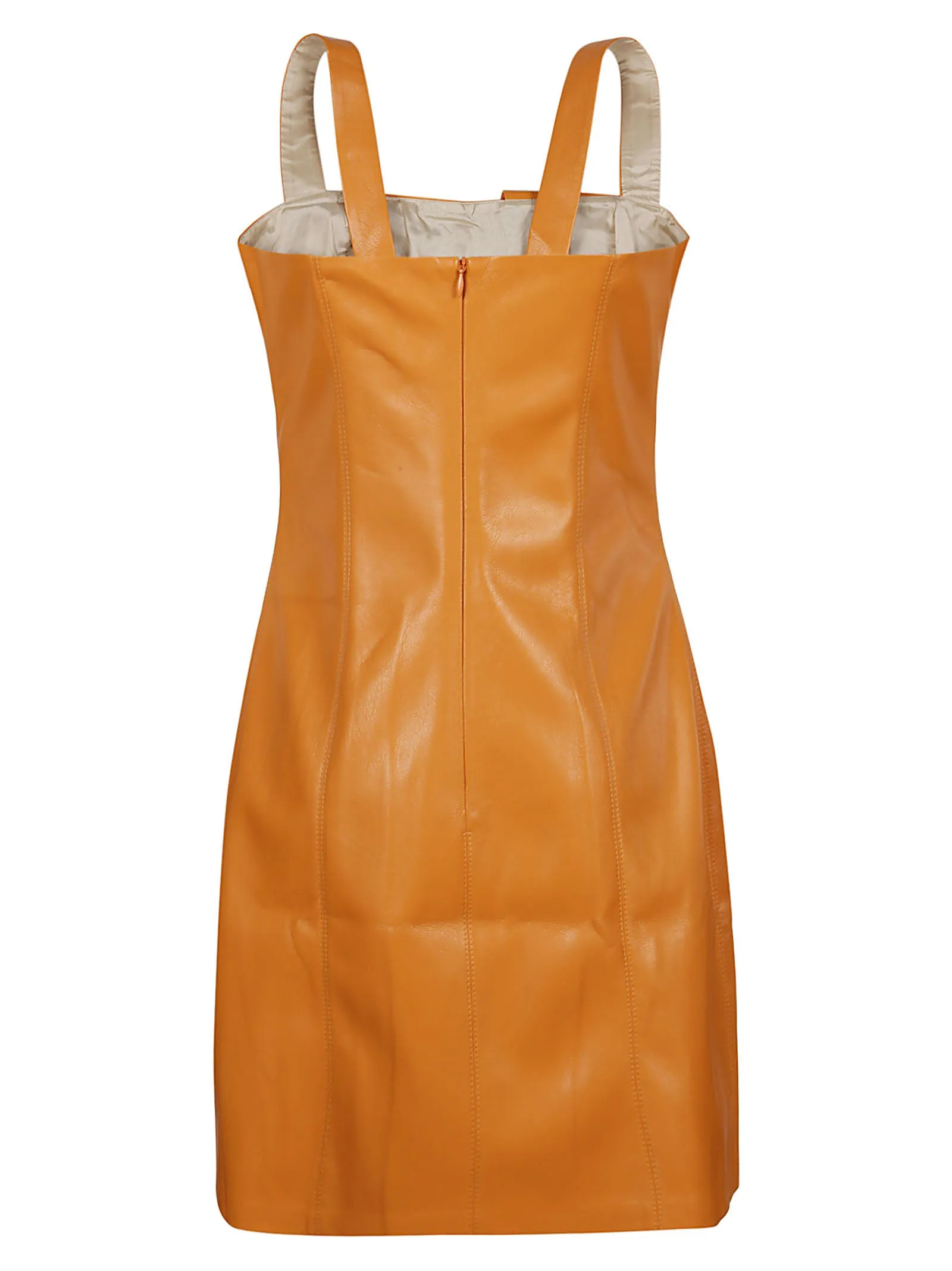 Nanushka Strapped Faux Leather Mini Dress