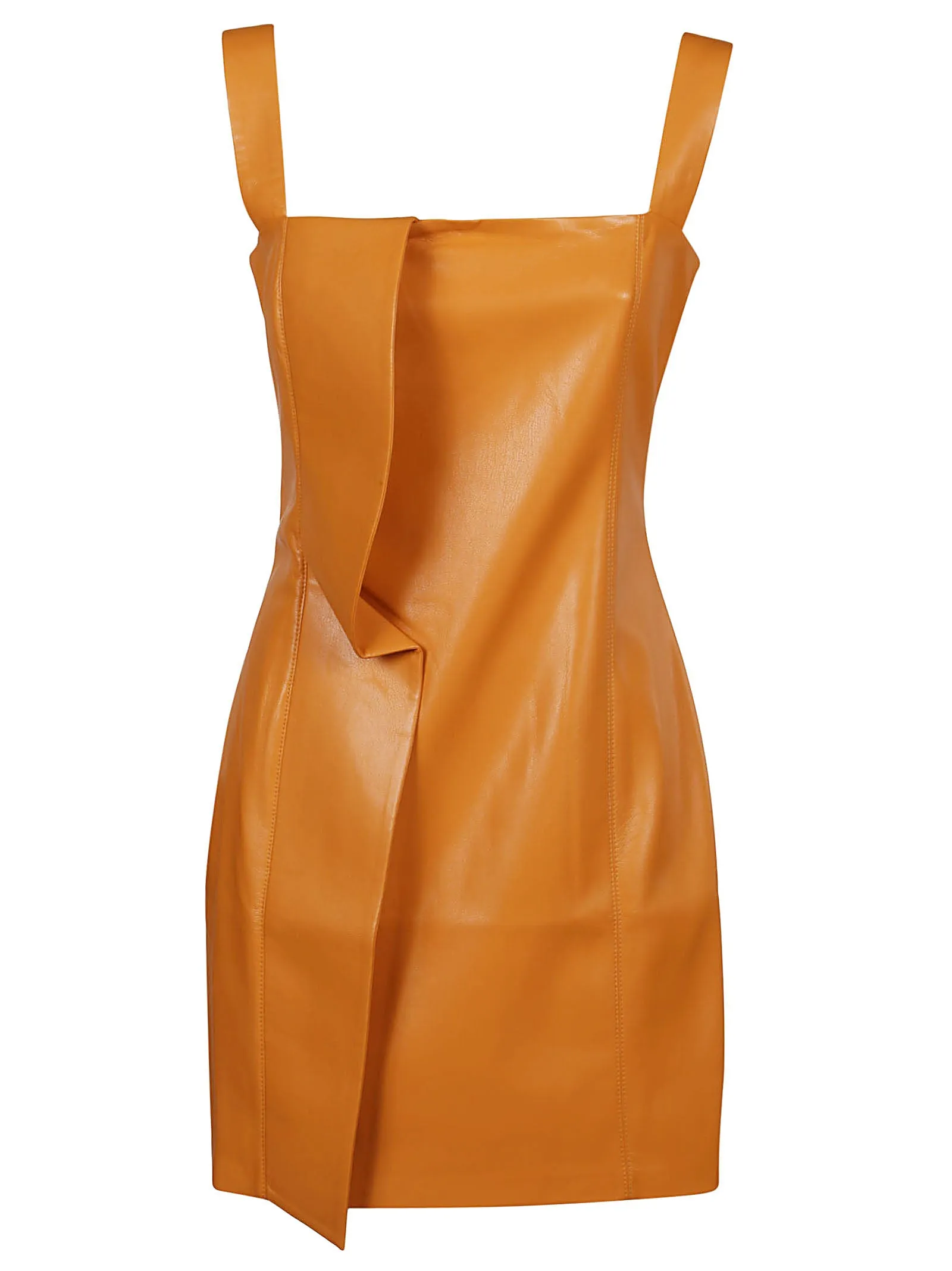 Nanushka Strapped Faux Leather Mini Dress