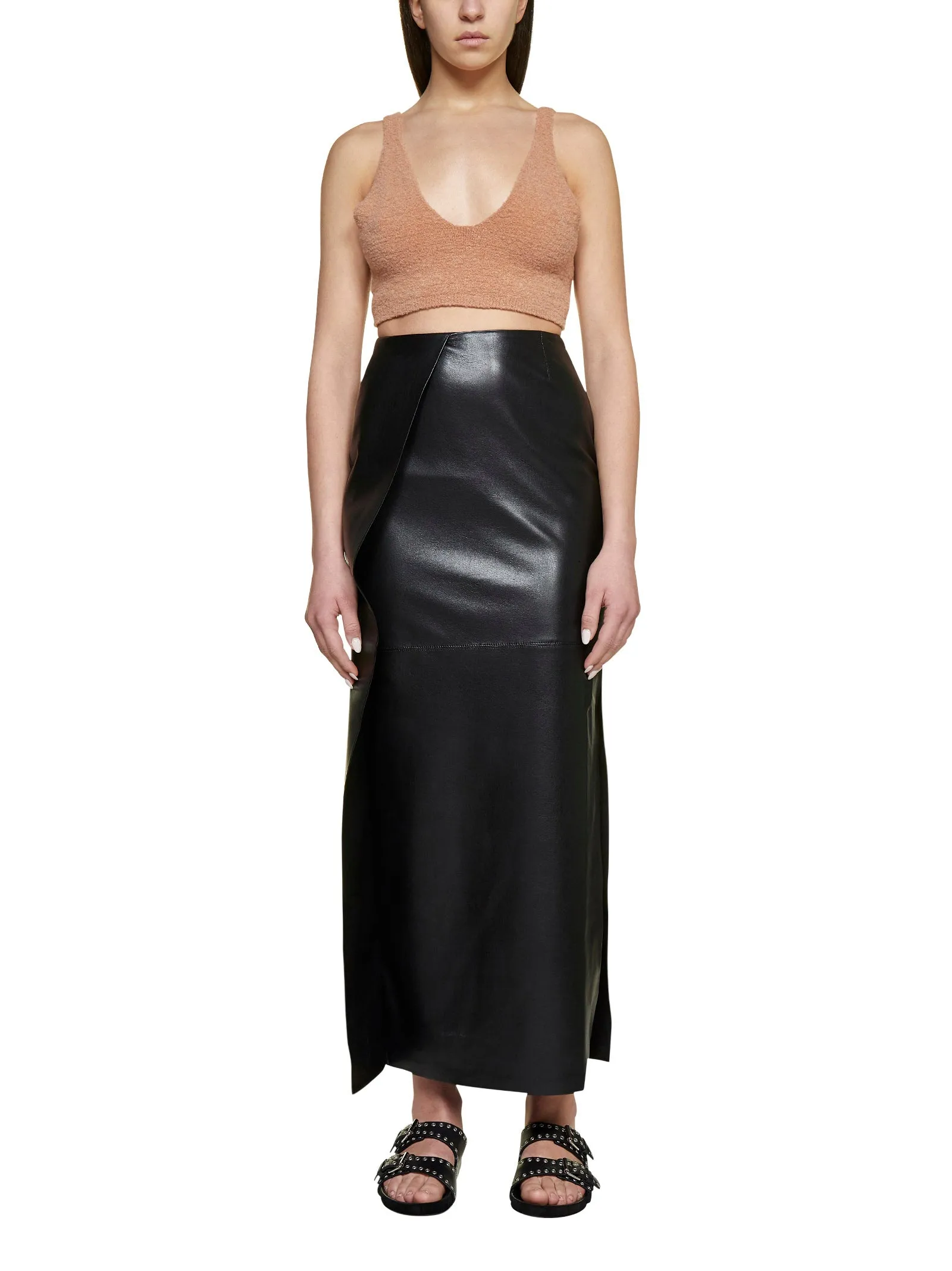 Nanushka U-Neck Knit Tank Top