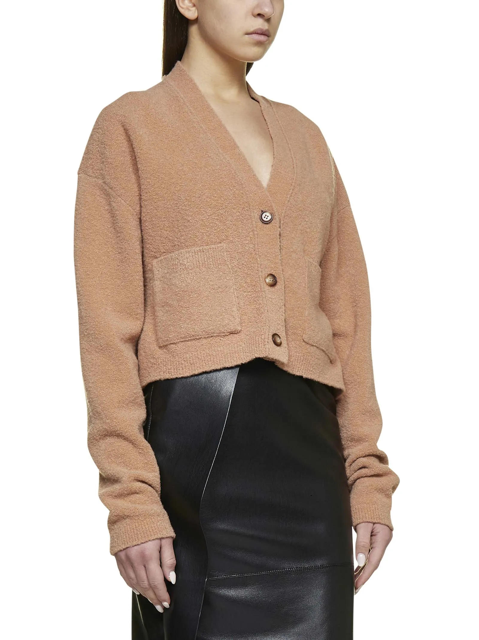 Nanushka V-Neck Knit Cardigan