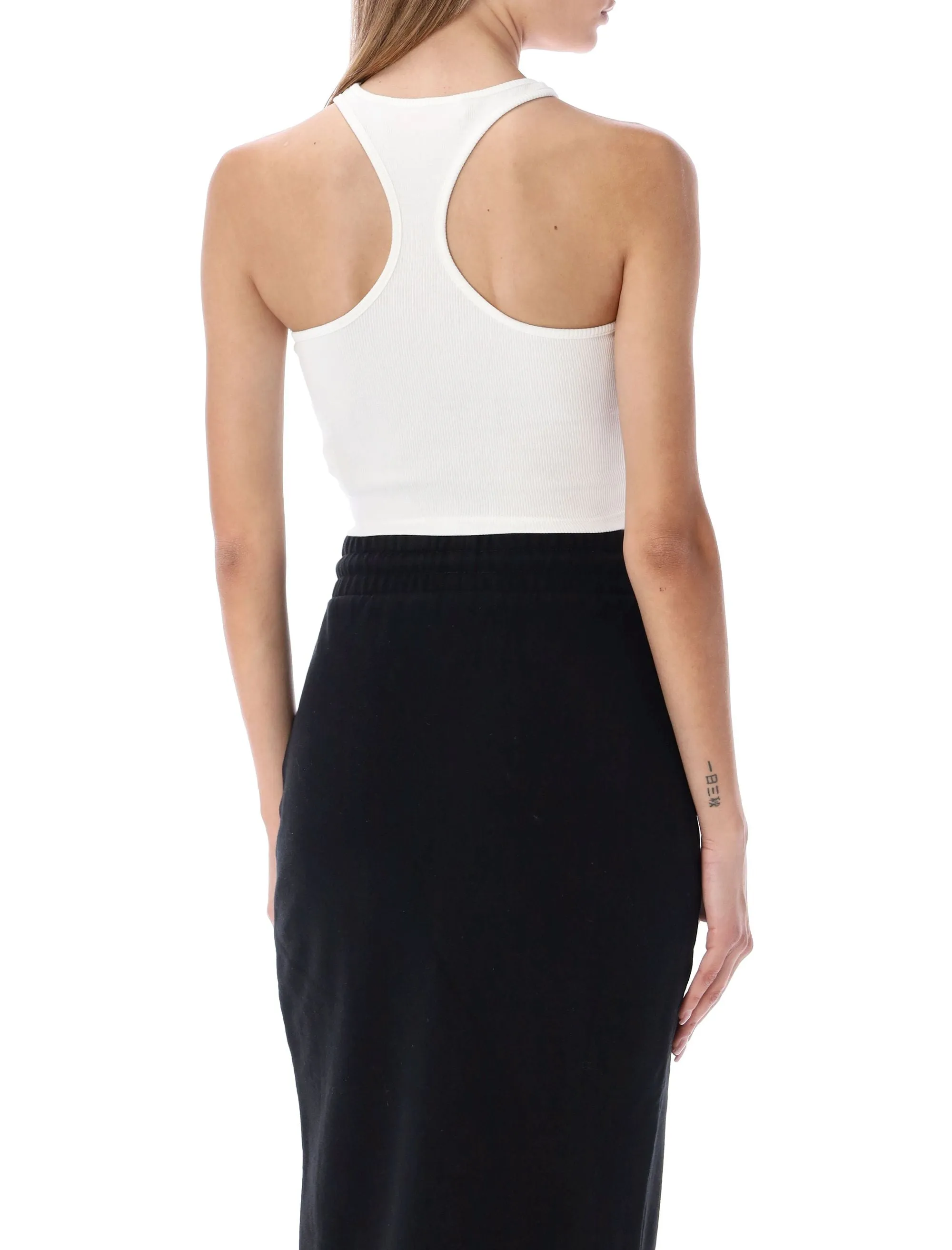 Off-White Off-Stamp Logo Printed Cropped Top