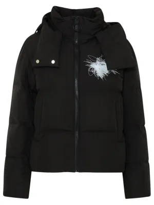 Off-White Scribbled Arrows Hooded Down Jacket