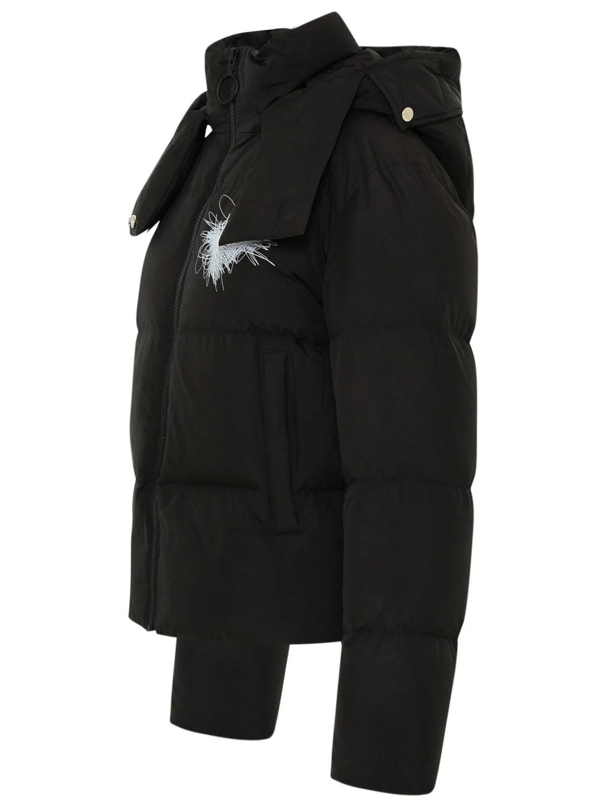 Off-White Scribbled Arrows Hooded Down Jacket