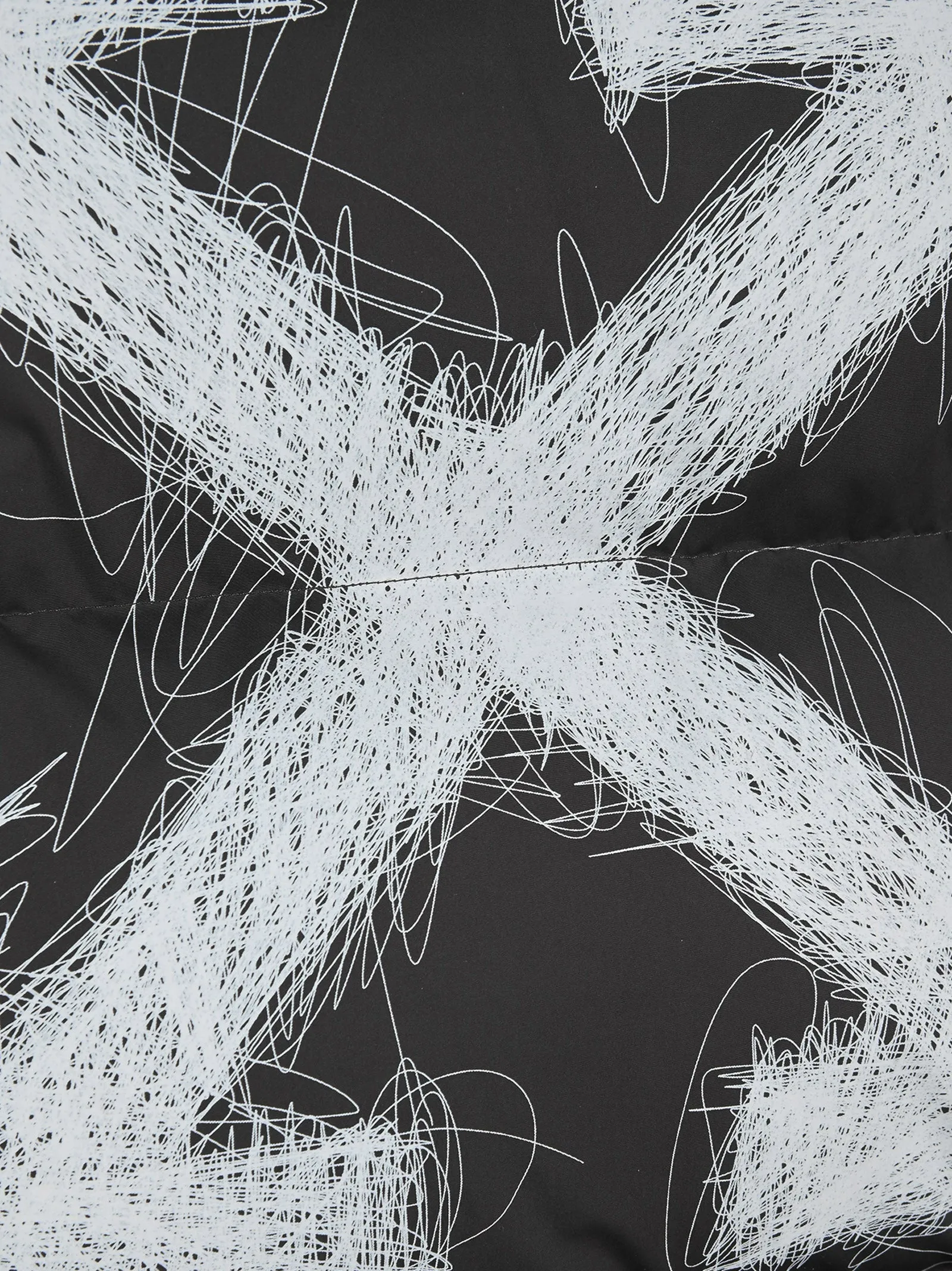 Off-White Scribbled Arrows Hooded Down Jacket