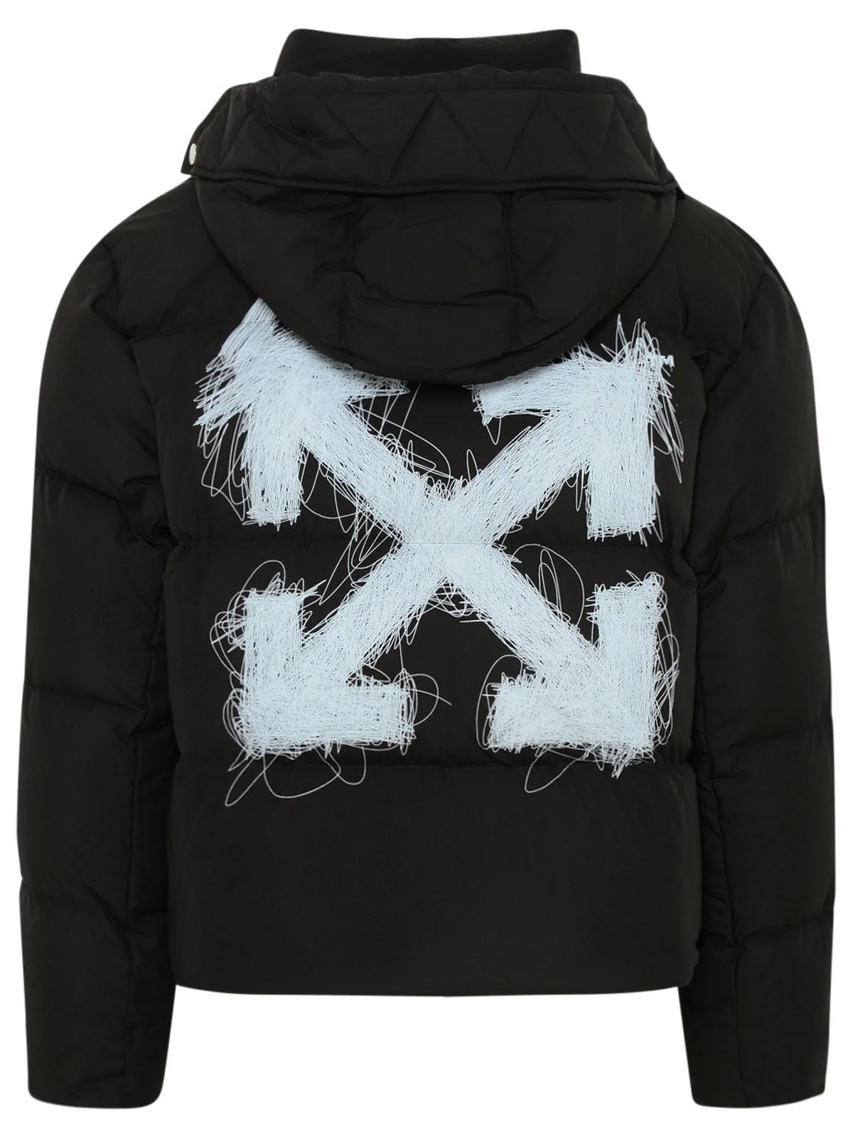 Off-White Scribbled Arrows Hooded Down Jacket