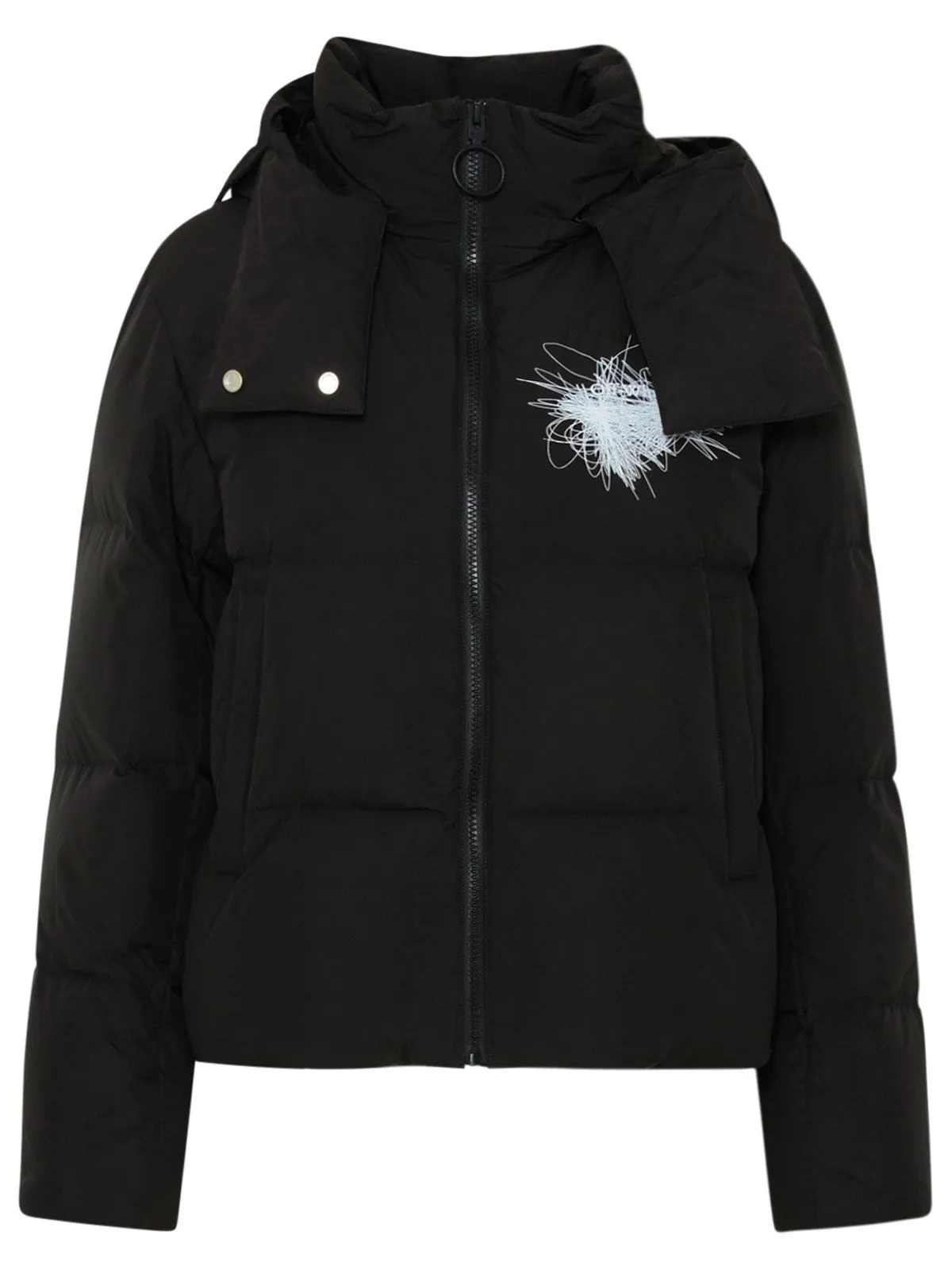 Off-White Scribbled Arrows Hooded Down Jacket