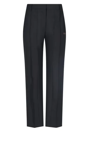 Off-White Straight Leg Tailored Pants