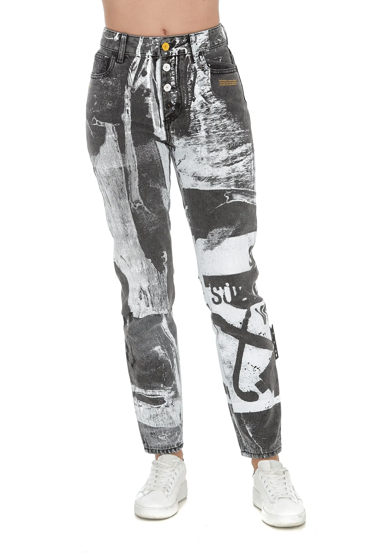 Off-White X Pablo Tomek Graphic Print Jeans
