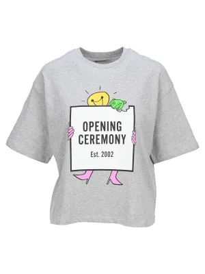 Opening Ceremony Box Logo Print T-Shirt