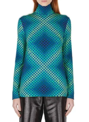 Paco Rabanne Illusion Mockneck Top