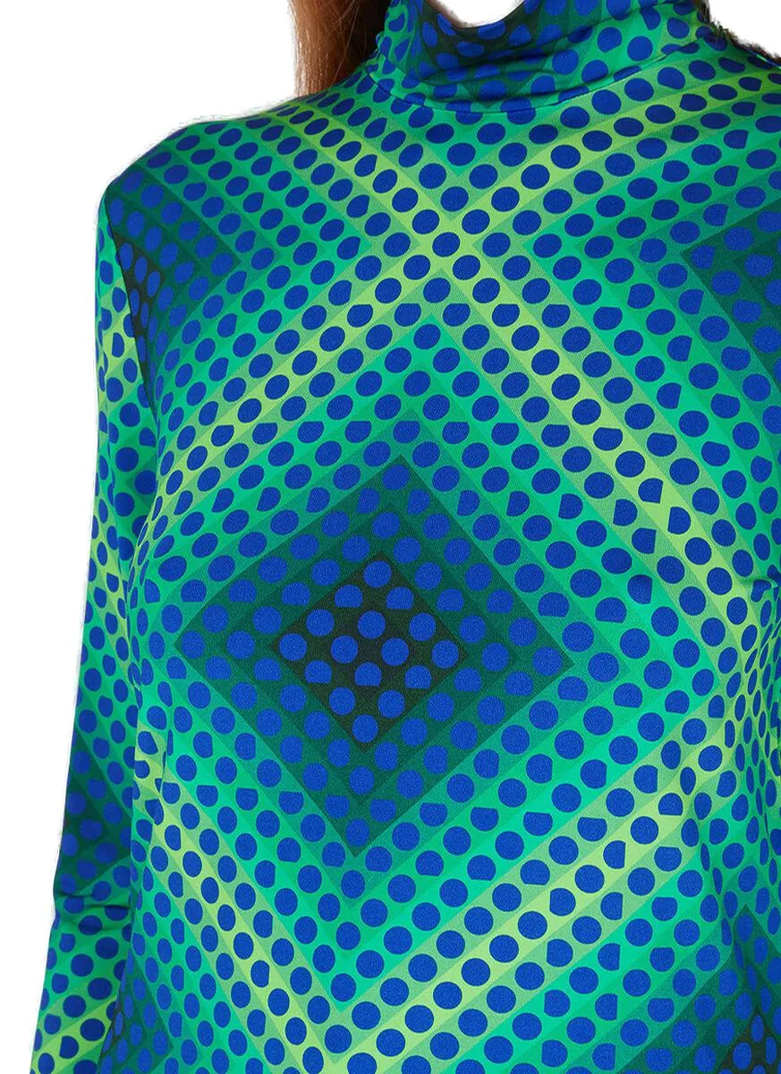 Paco Rabanne Illusion Mockneck Top
