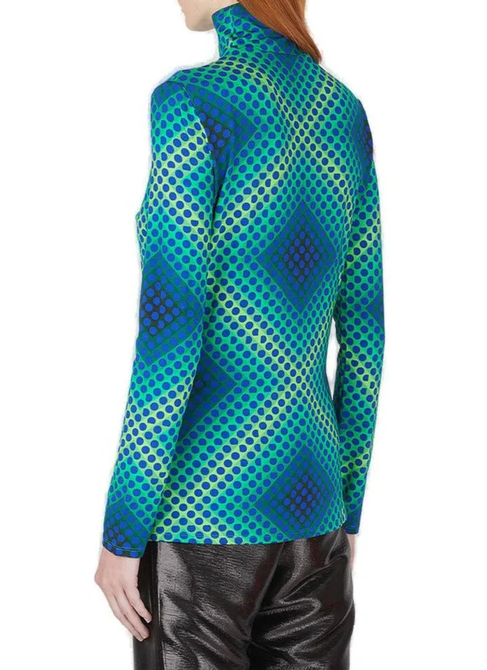 Paco Rabanne Illusion Mockneck Top