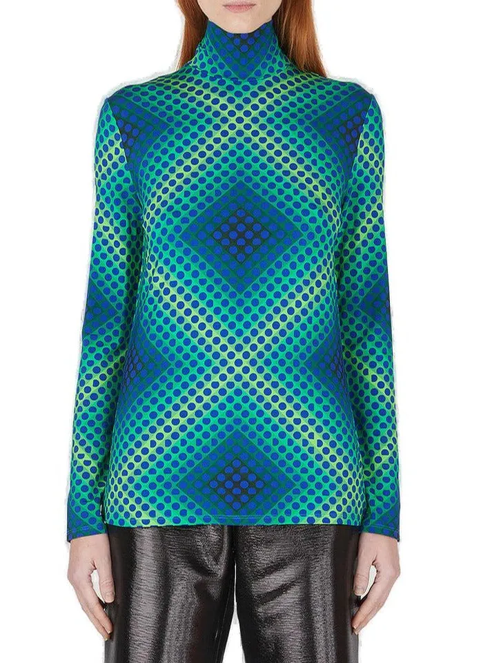 Paco Rabanne Illusion Mockneck Top