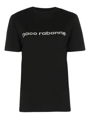 Paco Rabanne Logo Printed Crewneck T-Shirt