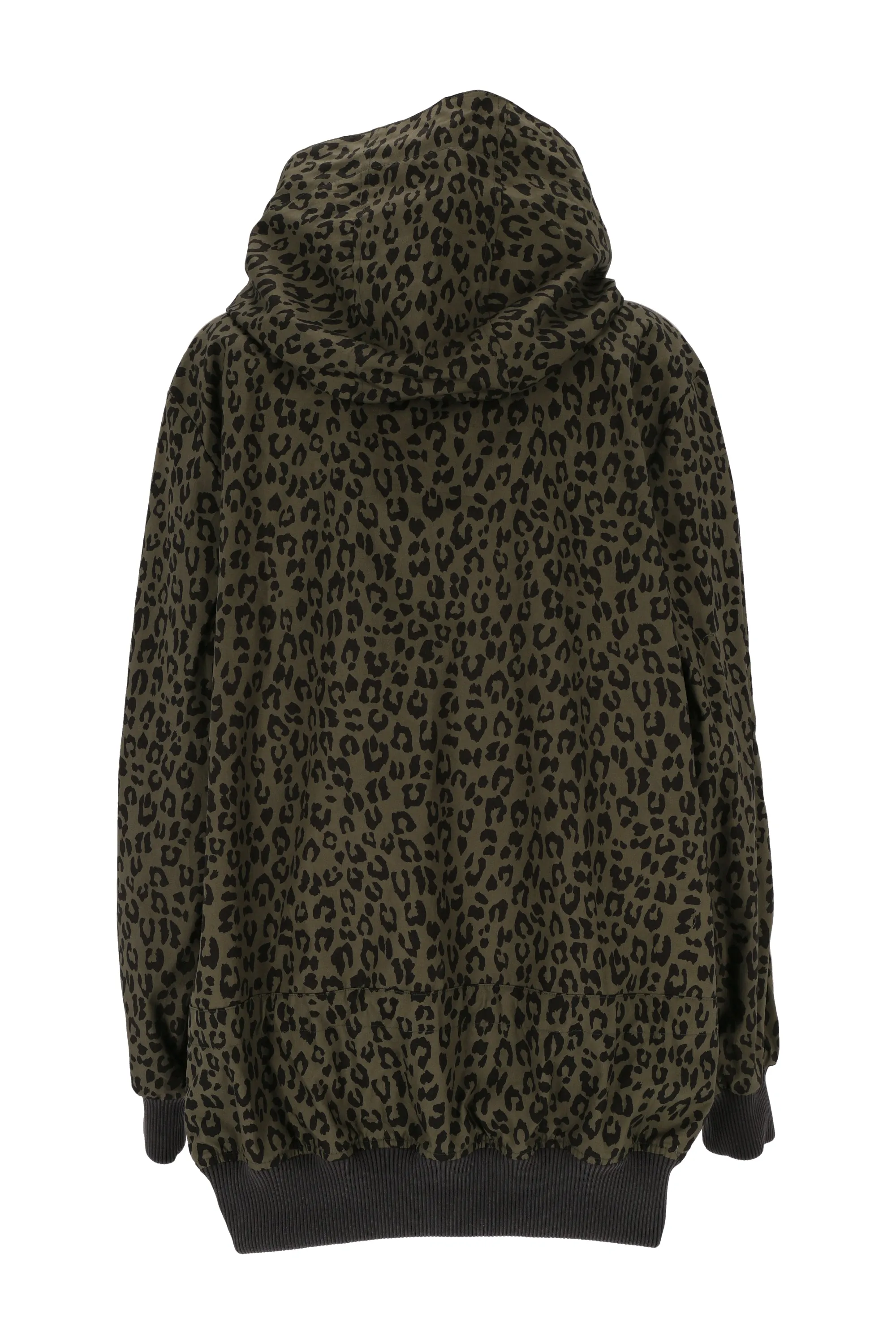 Palm Angels Leopard Printed Zipped Jacket