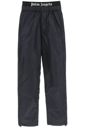 Palm Angels Logo Waistband Jogger Pants