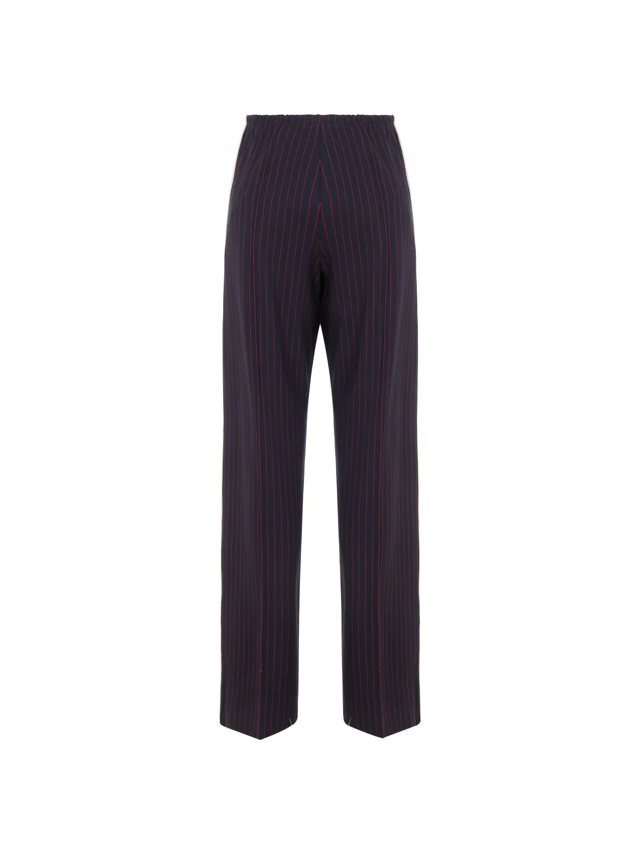 Palm Angels Striped Wide Leg Trousers