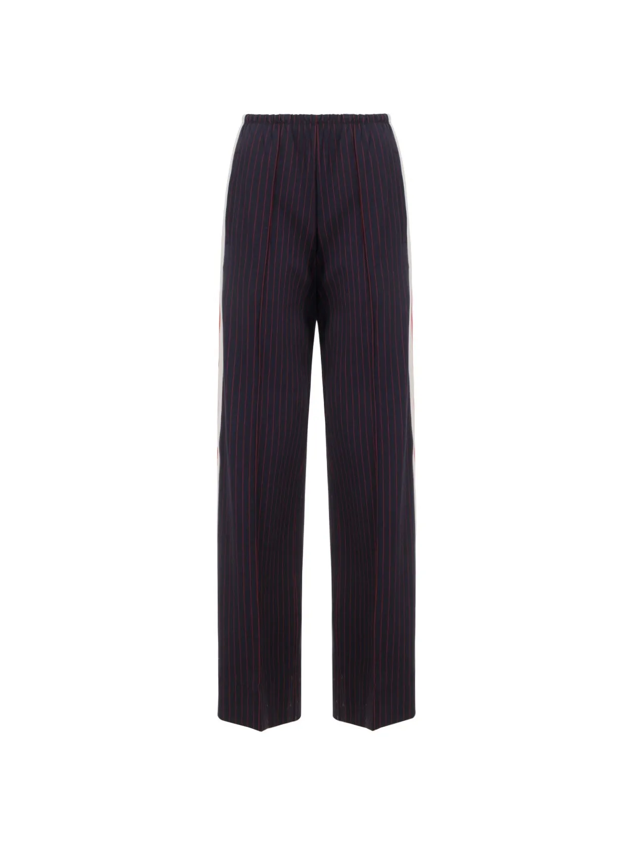 Palm Angels Striped Wide Leg Trousers
