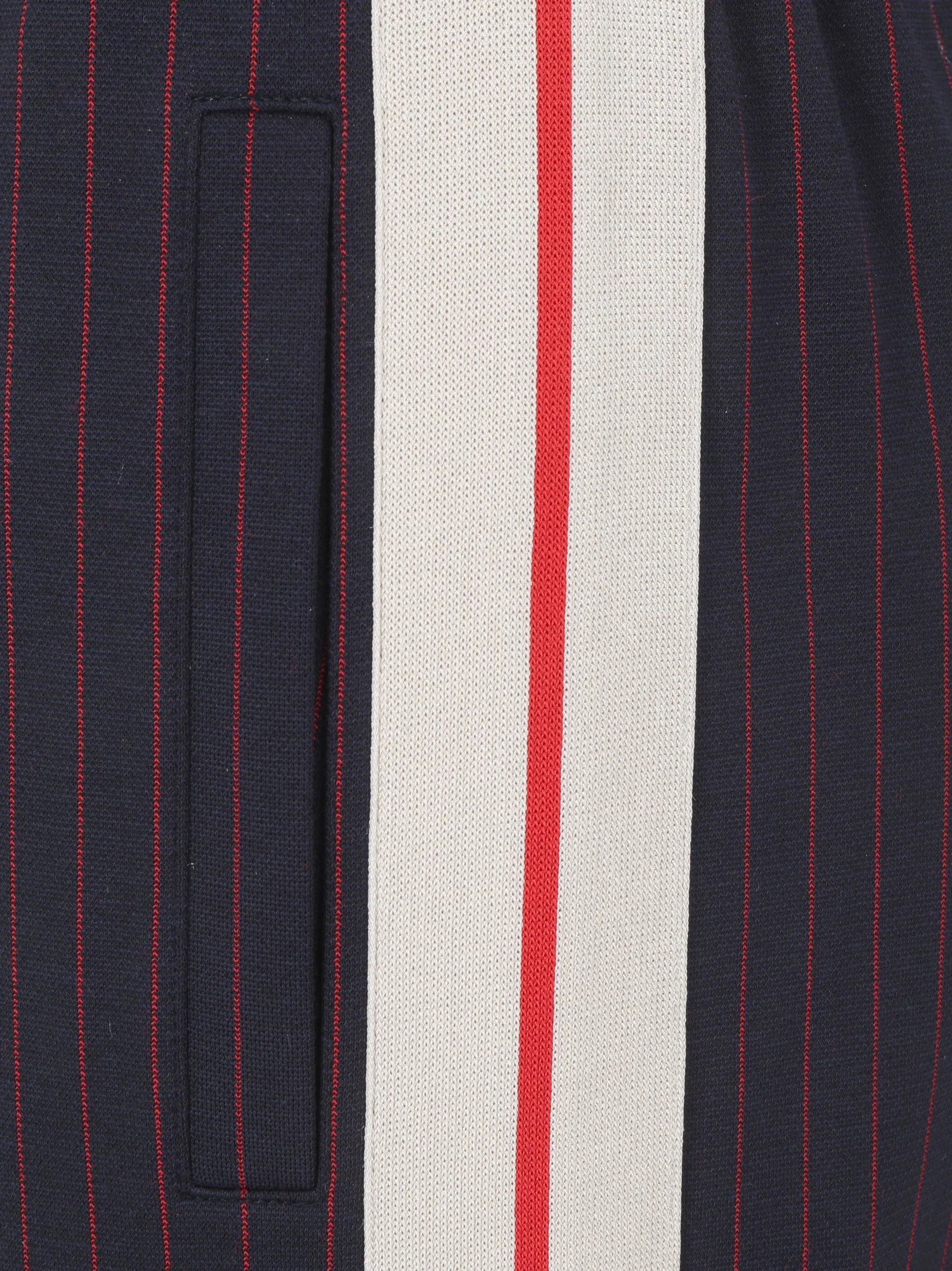 Palm Angels Striped Wide Leg Trousers