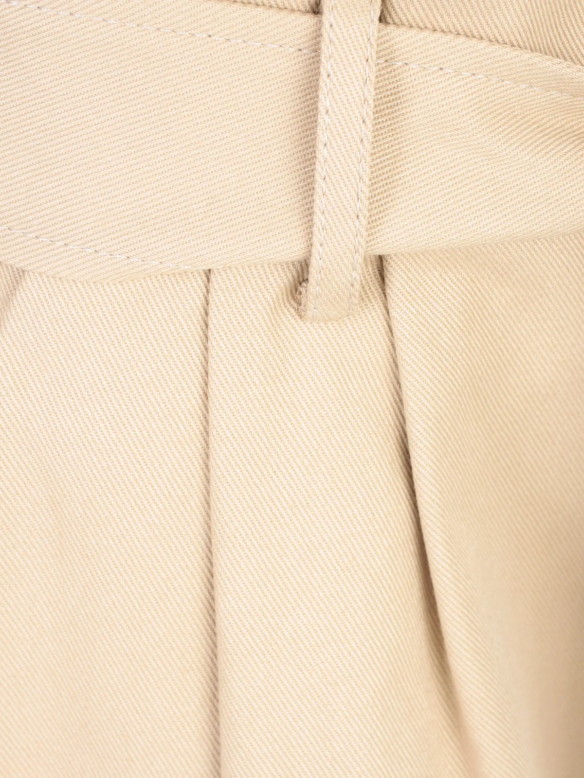 P.A.R.O.S.H. Belted Straight Hem Midi Skirt