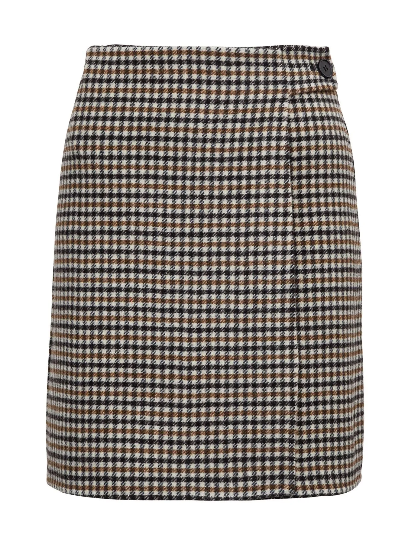 P.A.R.O.S.H. Check-Pattern Wrapped Mini Skirt