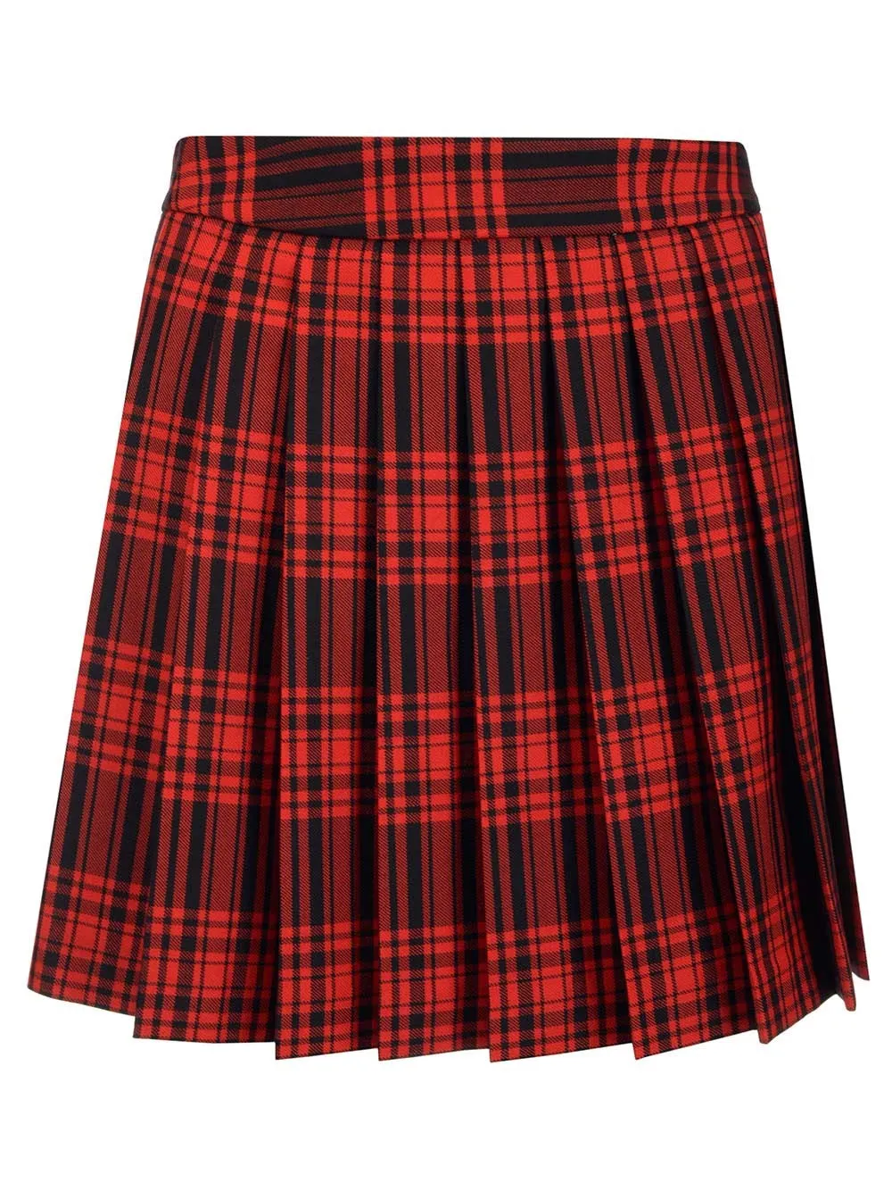 P.A.R.O.S.H. Check Patterned Mini Skirt