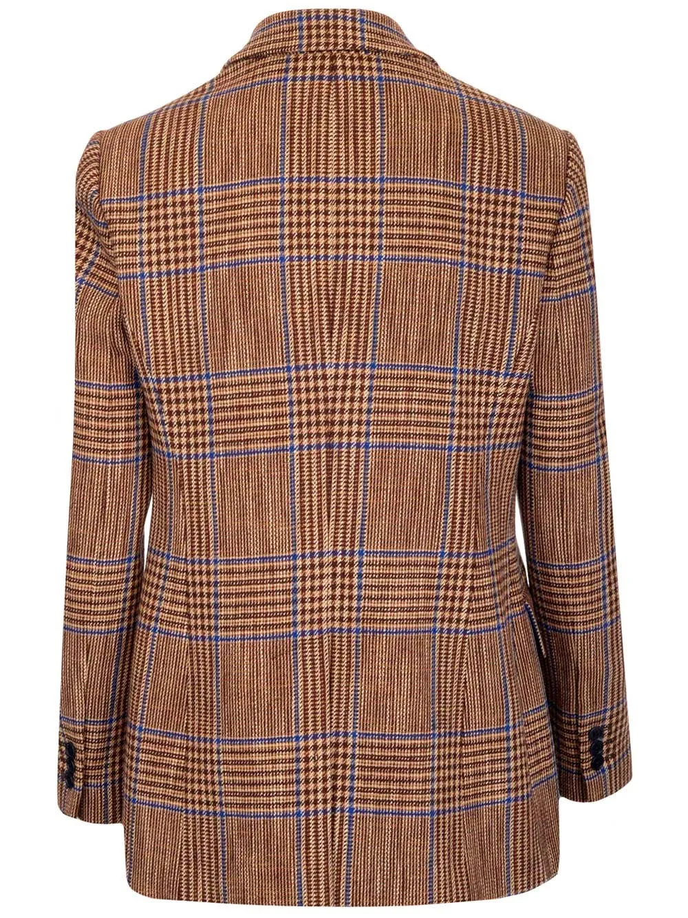 P.A.R.O.S.H. Check Printed Single Breasted Jacket