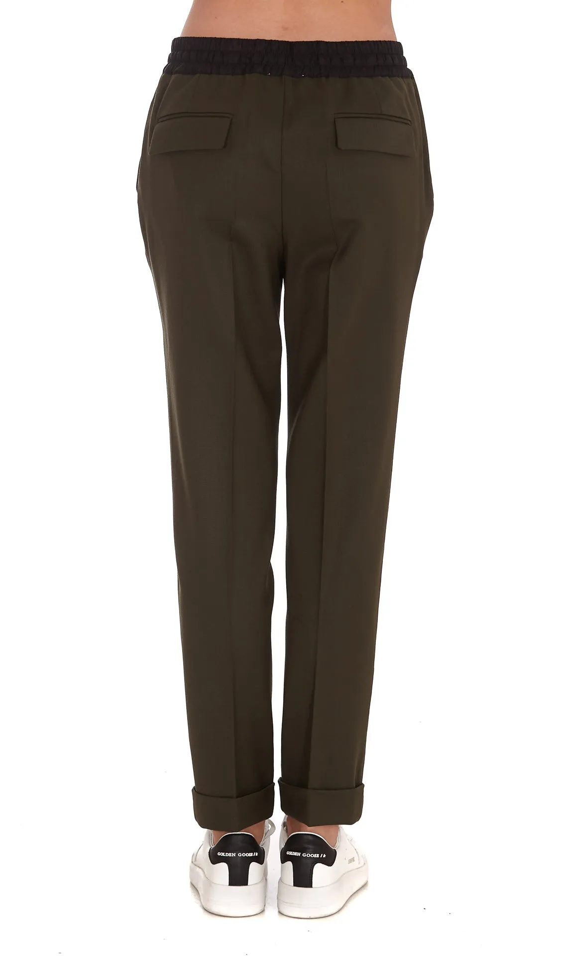 P.A.R.O.S.H. Drawstring Straight Leg Trousers