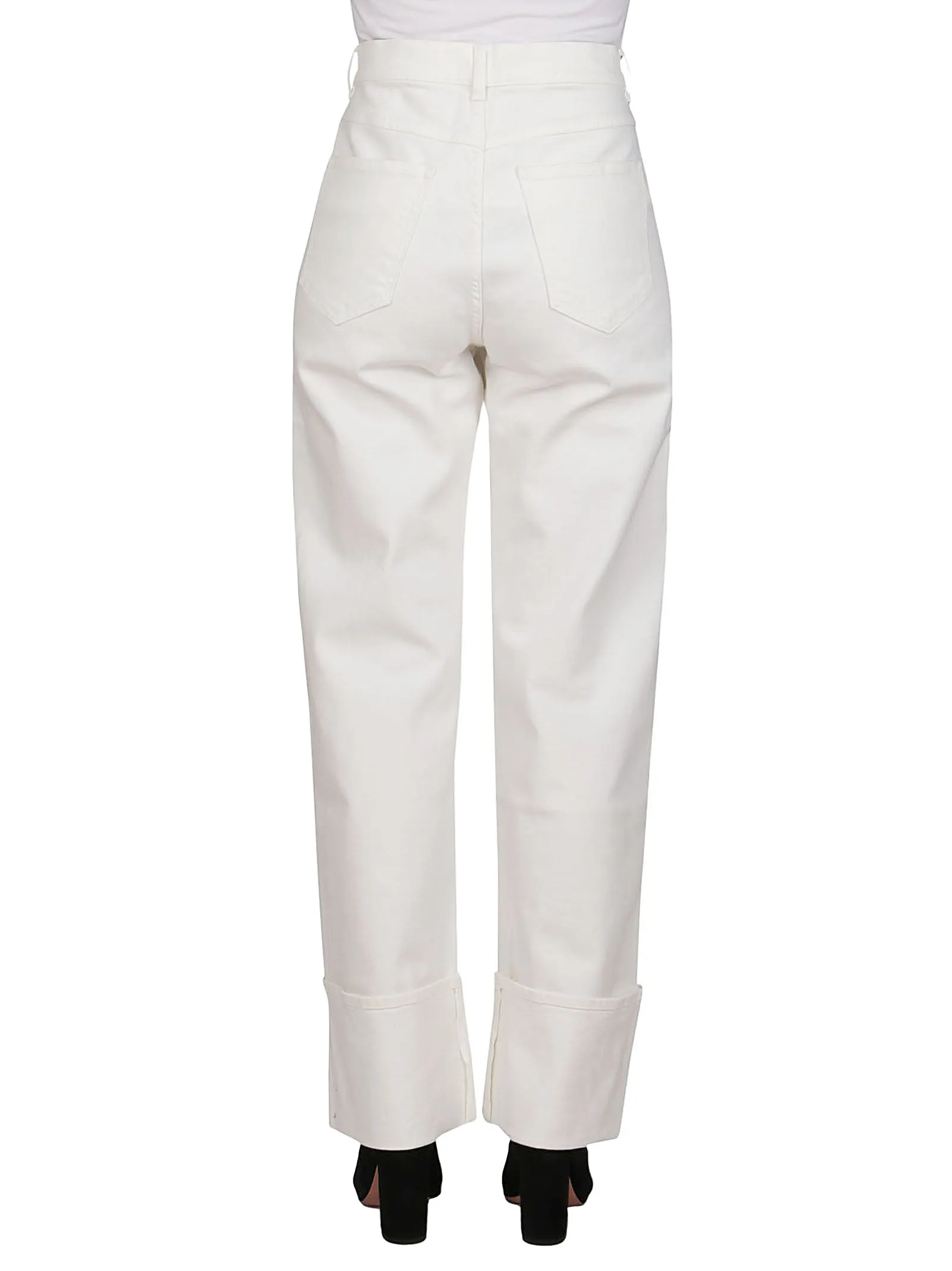 P.A.R.O.S.H. High Waist Belted Loop Jeans