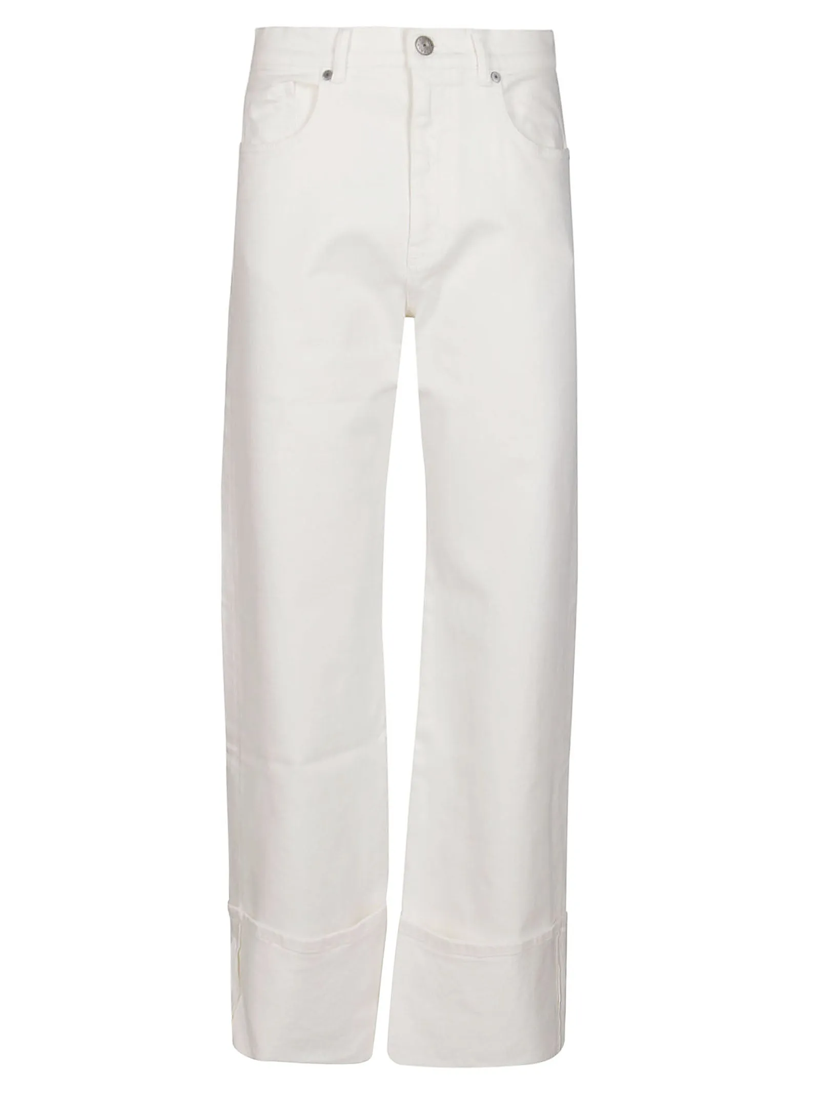 P.A.R.O.S.H. High Waist Belted Loop Jeans