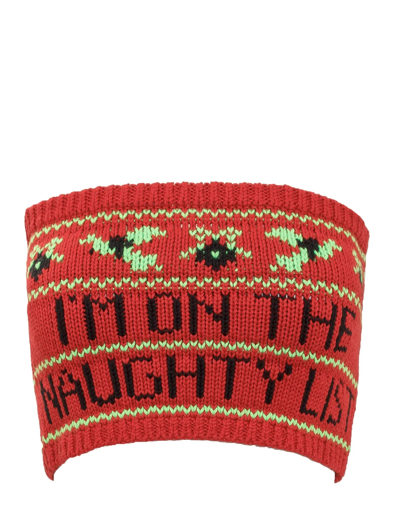 Philosophy Di Lorenzo Serafini Christmas Pattern Bandeau Top