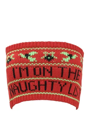 Philosophy Di Lorenzo Serafini Christmas Pattern Bandeau Top