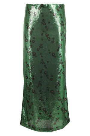 Philosophy Di Lorenzo Serafini Floral Printed High-Waisted Skirt