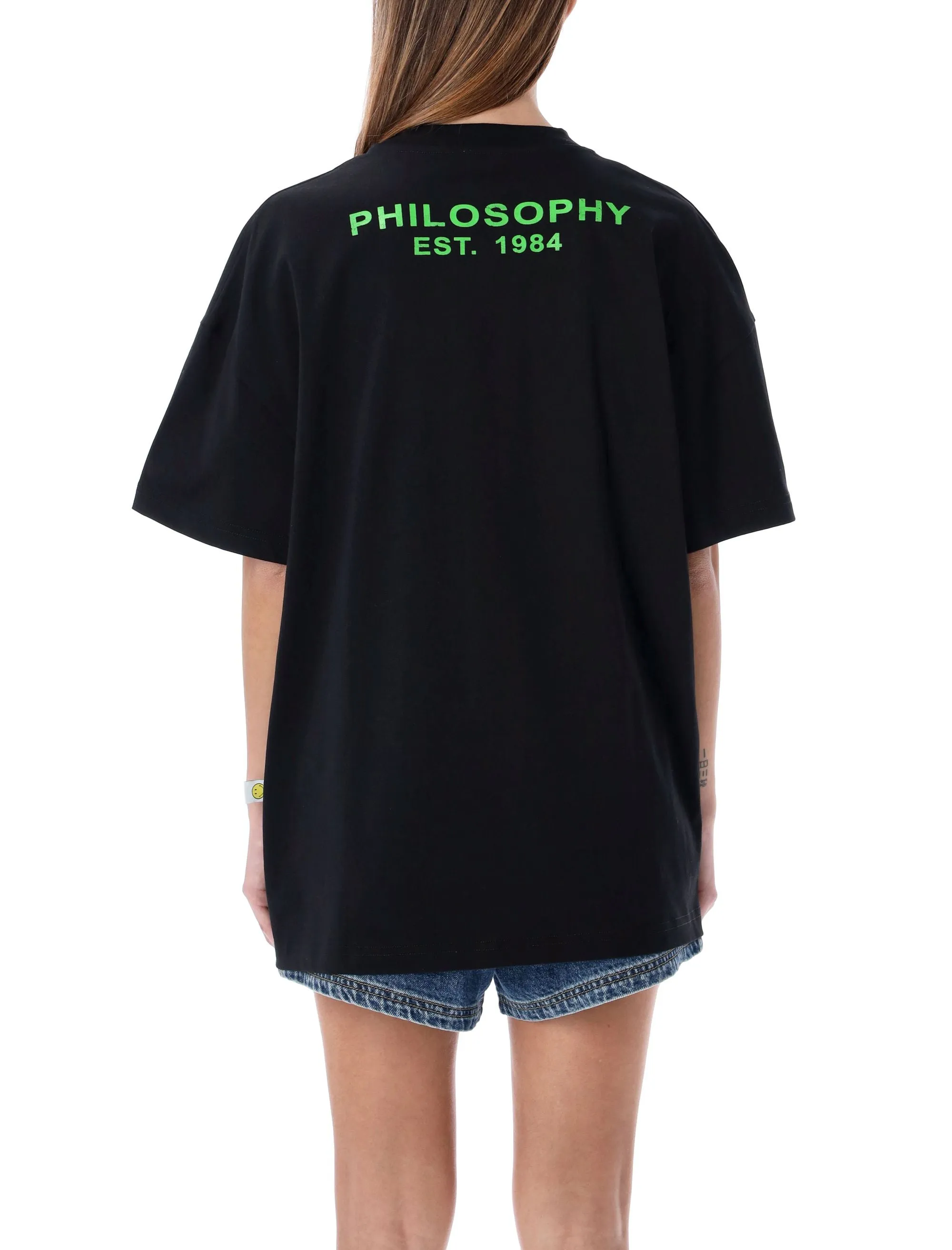 Philosophy Di Lorenzo Serafini Graphic Print Crewneck T-Shirt