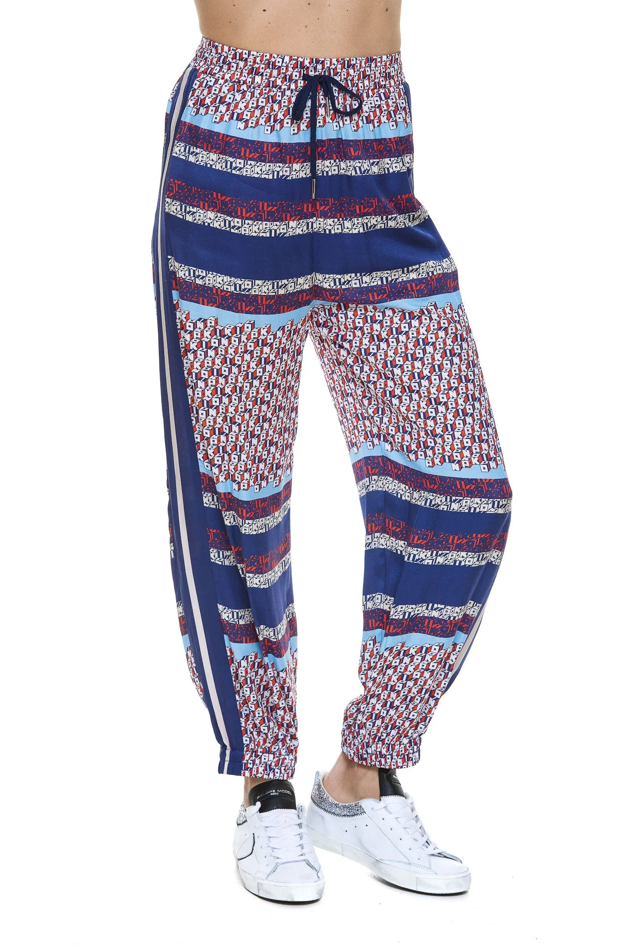 Pinko Color-Block Drawstring Track Pants