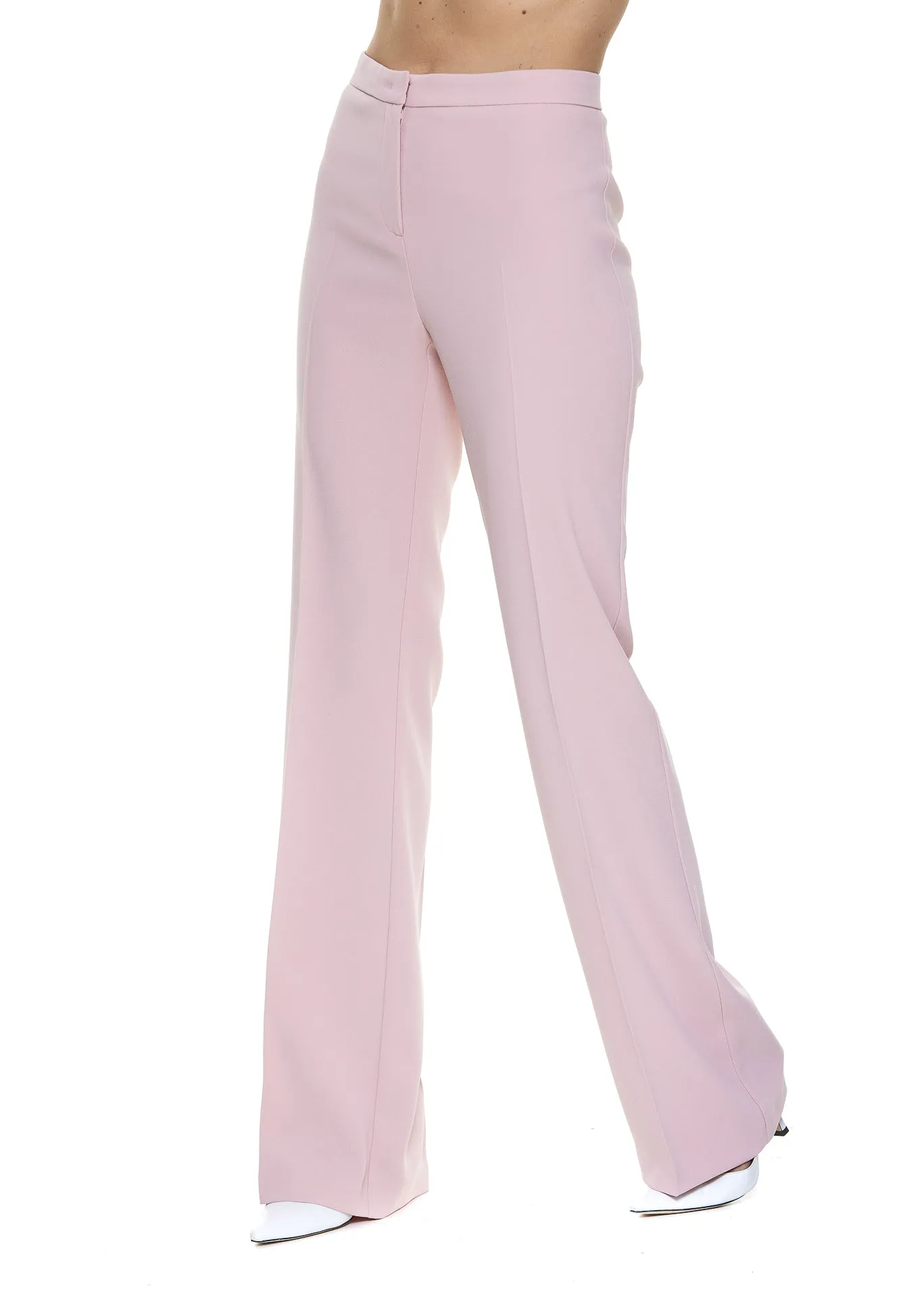 Pinko High-Waisted Flared Leg Trousers