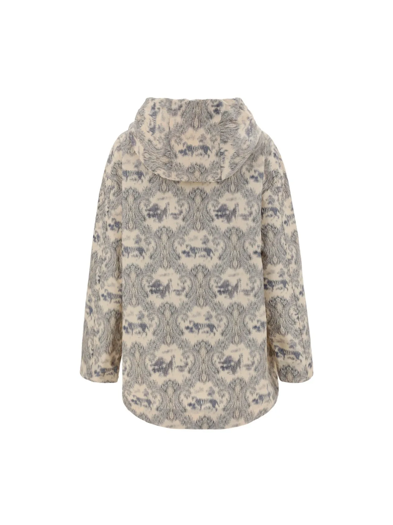 Pinko Logo Patch Drawstring Hooded Jacket